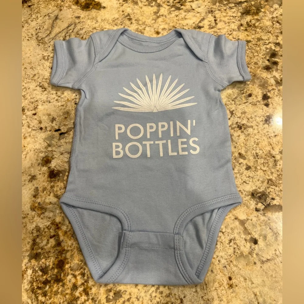 Casamigos Poppin bottles -Playhouse of Friends Baby Onesie 12 Months